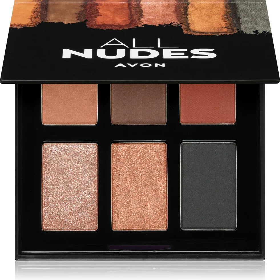 Avon 6 In 1 All Nudes Palett för ögonskugga 7,2 g