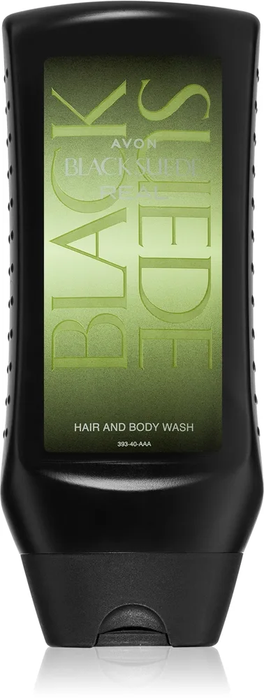 Avon Black Suede Real suihkugeeli ja shampoo 2in1 miehille 250 ml