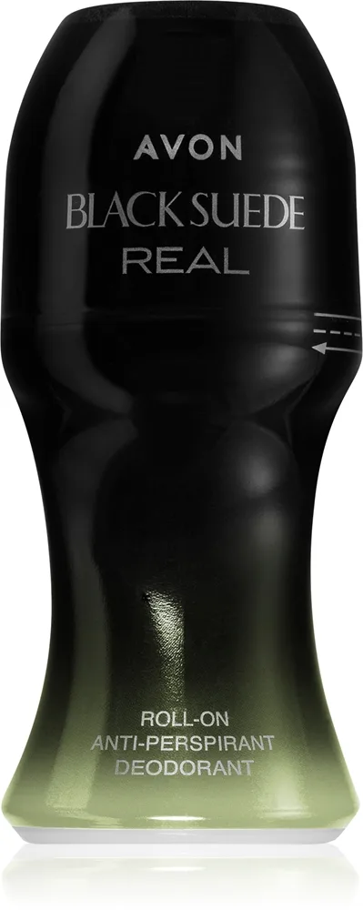 Avon Black Suede Real roll-on-deodorantti miehille 50 ml