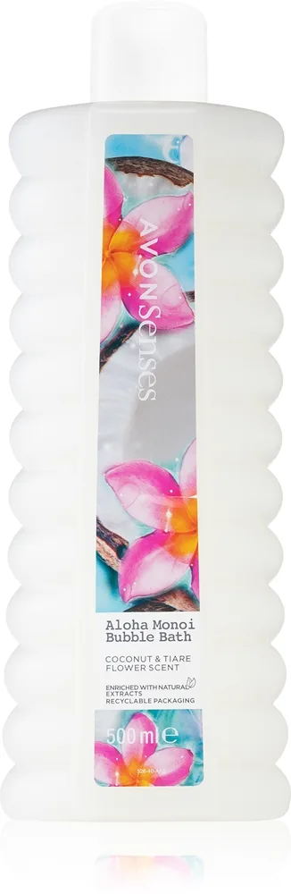 Avon Bubble Bath Aloha Monoi rentouttava kylpyvaahto 500 ml