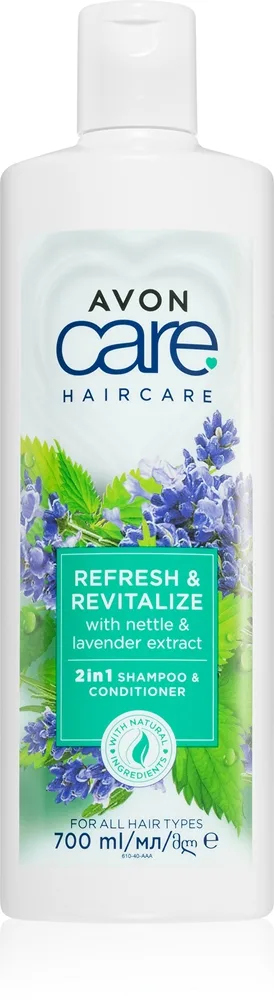 Avon Care Refresh & Revitalize shampoo ja hoitoaine 2in1 elvyttävä vaikutus 700 ml