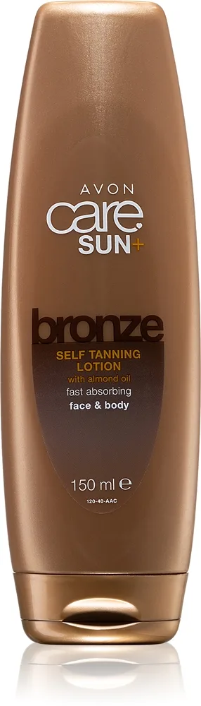 Avon Care Sun + Bronze Brun-utan-sol-mjölk för kropp och ansikte 150 ml