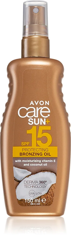 Avon Care Sun + Bronzing Spray med kroppsolja för djupare solbränna 150 ml