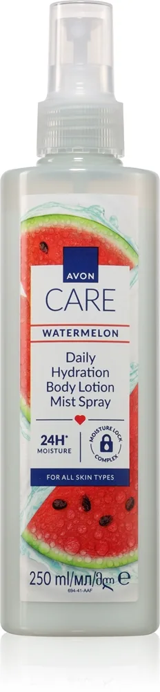 Avon Care Watermelon vartalomaitosuihke kosteuttava vaikutus 250 ml