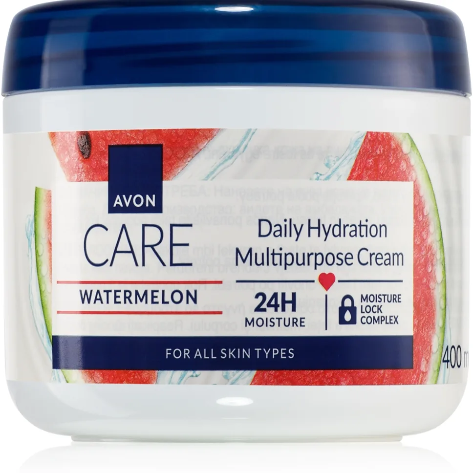 Avon Care Watermelon Mångfunktionell kräm för ansikte och kropp 400 ml