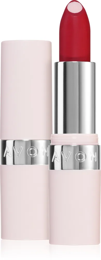 Avon Hydramatic kosteuttava kiiltävä huulipuna sisältää hyaluronihappoa sävy Scarlet 3.6 g