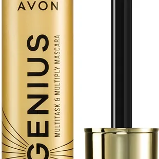 Avon Lash Genius Multitask & Multiply Volymgivande, böjande och definierande maskara 5-i-1 Skugga Blackest Black 10 ml