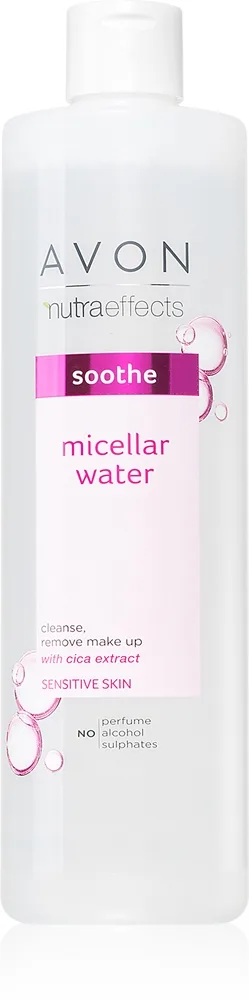 Avon Nutra Effects Soothe puhdistava misellivesi herkälle iholle 400 ml