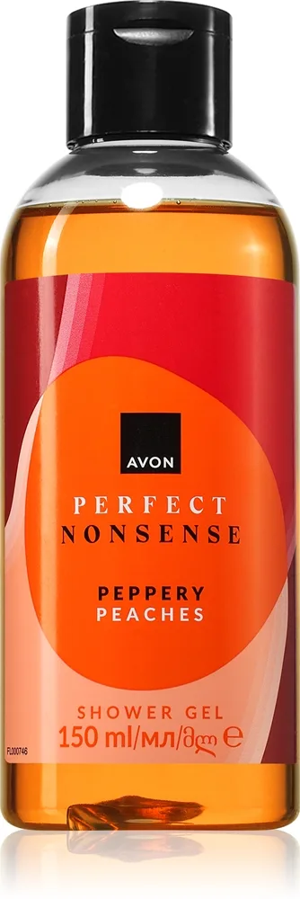 Avon Perfect Nonsense Peppery Peaches parfymerad duschgel för Kvinnor 150 ml