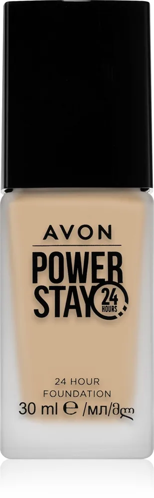 Avon Power Stay 24h pitkäkestoinen meikkivoide antaa mattavaikutelman sävy 120 N Porcelain 30 ml