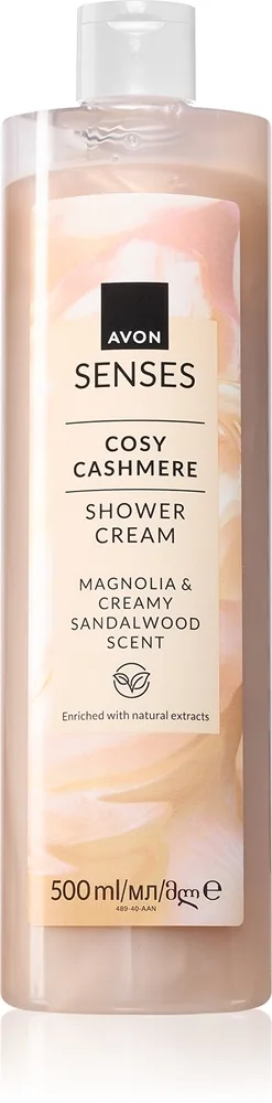 Avon Senses Cosy Cashmere voidemainen suihkugeeli 250 ml