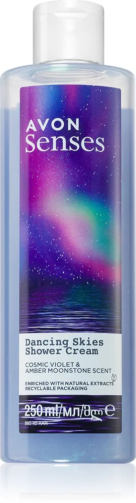 Avon Senses Dancing Skies rentouttava suihkuvoide 500 ml