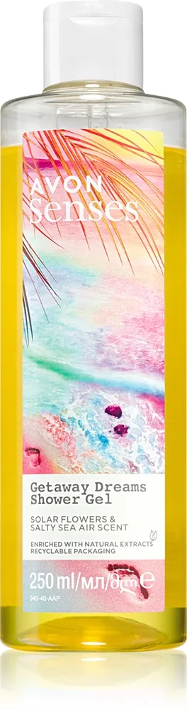 Avon Senses Getaway Dreams virkistävä suihkugeeli 250 ml