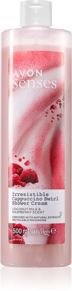 Avon Senses Irresistible Cappuccino Swirl Förstärkande kroppstvätt 500 ml