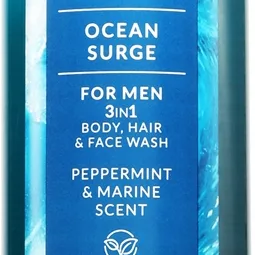 Avon Senses Ocean Surge Kroppstvätt för män 3-i-1 500 ml