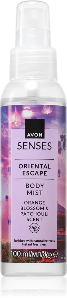 Avon Senses Oriental Escape hajustettu vartalosuihke naisille 100 ml