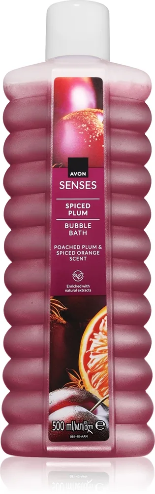 Avon Senses Spiced Plum kylpyvaahto 500 ml