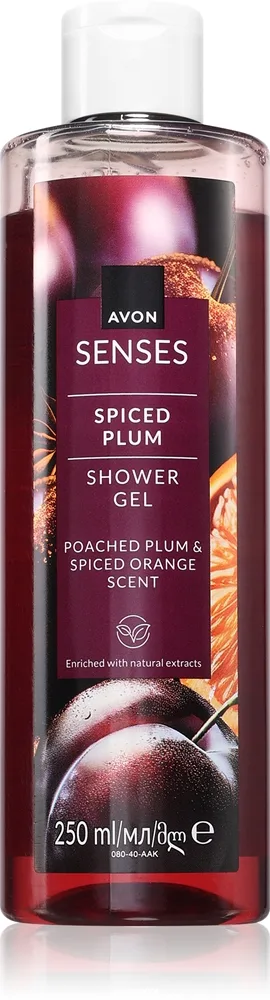 Avon Senses Spiced Plum suihkugeeli 250 ml