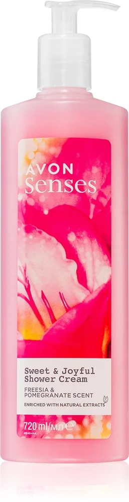 Avon Senses Sweet & Joyful kosteuttava suihkugeeli 720 ml