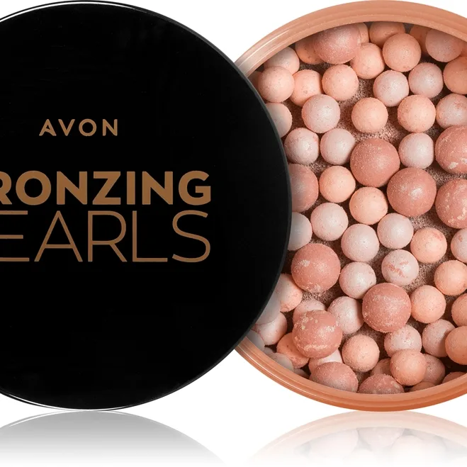 Avon Ultra Colour Pearls Bronzningstonade pärlor Skugga Rosy Bronze 28 g