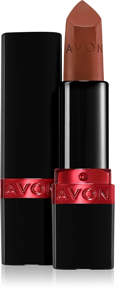 Avon Ultra Matte kosteuttava mattahuulipuna sävy Coffee Date 3.6 g