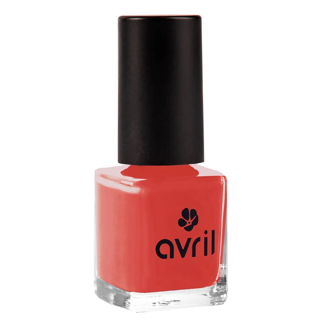 Avril Organic 7- free kynsilakka 7ml - Retro Red / Rouge Rétro N°732
