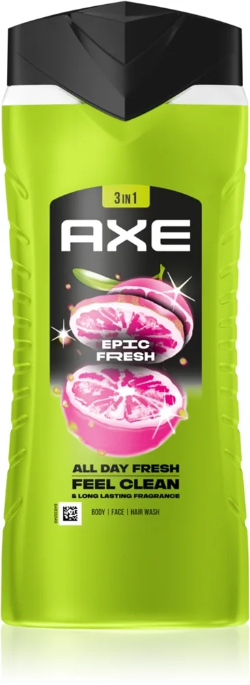 Axe Epic Fresh Brusegel til ansigt, krop og hår 250 ml