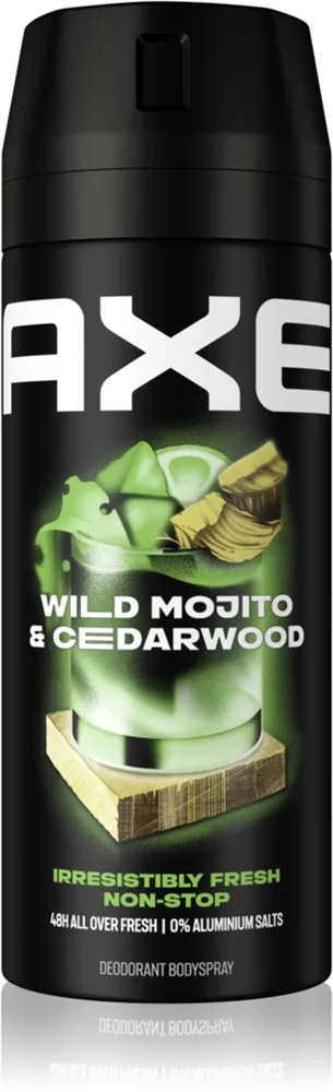 AXE Body Spray Wild Green Mojito + Cedarwood 150 ml