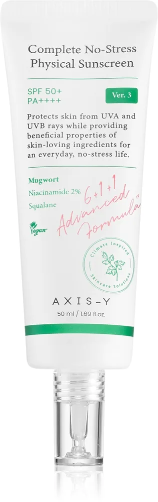 Axis-Y Complete No- Stress Physical Sunscreen V. 3 Solcreme