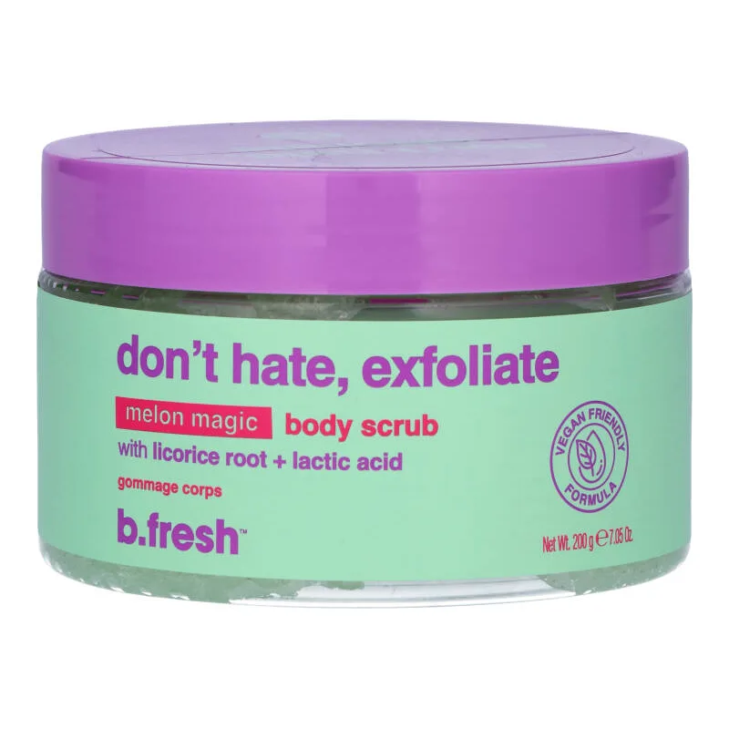 b.tan Don't Hate, Exfoliate - Melon Magic Body Scrub 200 g
