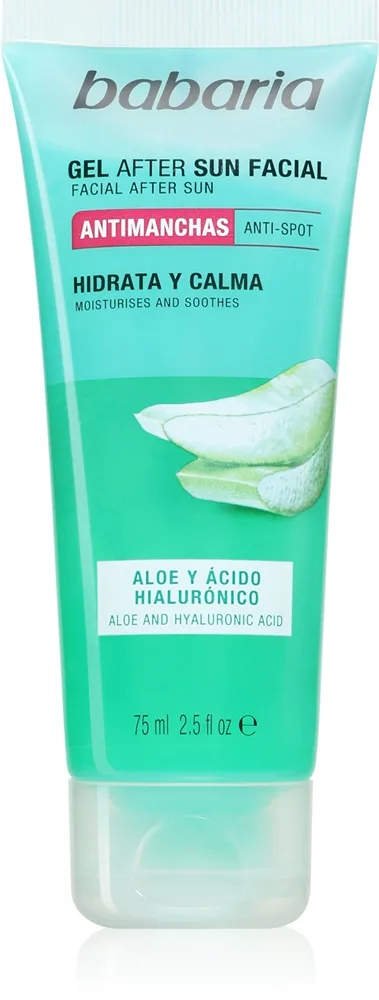 Babaria After Sunbathing Facial Gel kasvogeeli auringonoton jälkeen 75 ml