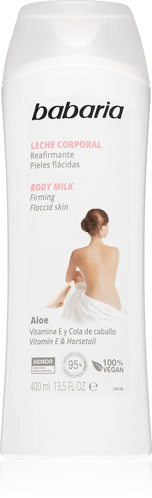 Babaria Aloe Vera Åtstramande kroppsmjölk Med aloe vera 400 ml