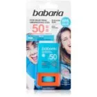 Babaria Blue Face Sun Stick Skyddande fuktgivande stift För ansikte och känsliga områden SPF 50 20 ml