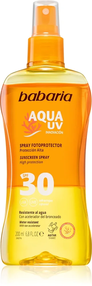 Babaria Sun Aqua UV Solspray SPF 30 200 ml