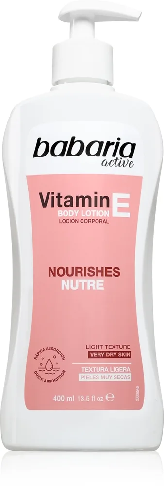 Babaria Vitamin E ravitseva vartalomaito 400 ml