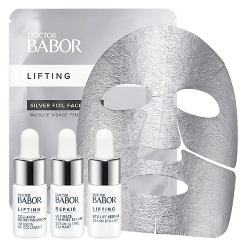 Doctor Babor Lifting Cellular Customized Silver Foil Face Mask