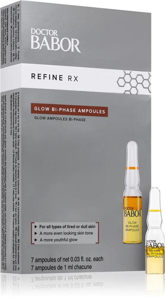 BABOR Doctor Babor - Refine RX Glow Bi-Phase Ampoules Ampul med lysende effekt 7x1 ml