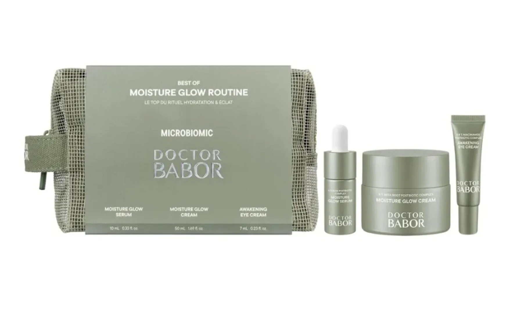 Microbiomic Moisture Glow Routine Set