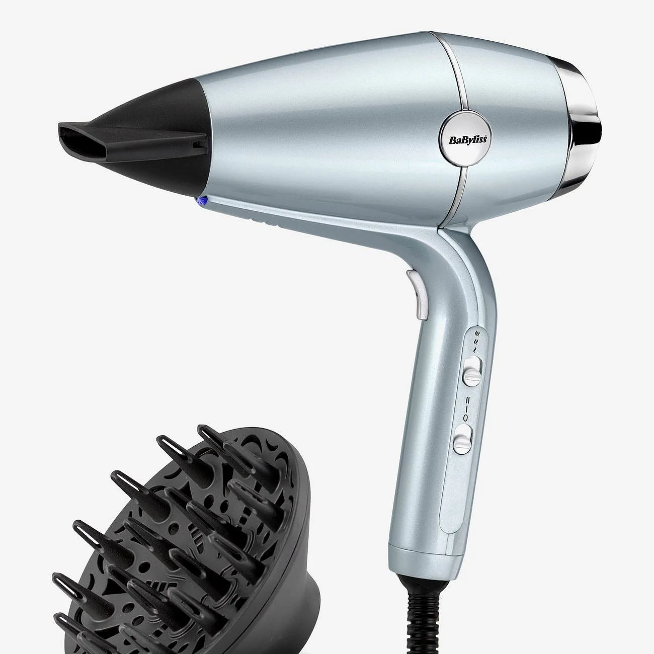 BaByliss Hydro Fusion Blue Plasma Hair Dryer