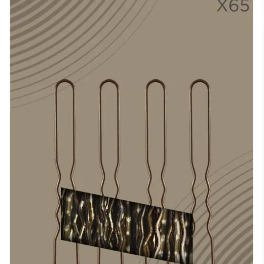 BaByliss Accessories Hairpins U-form Brown 65 pieces