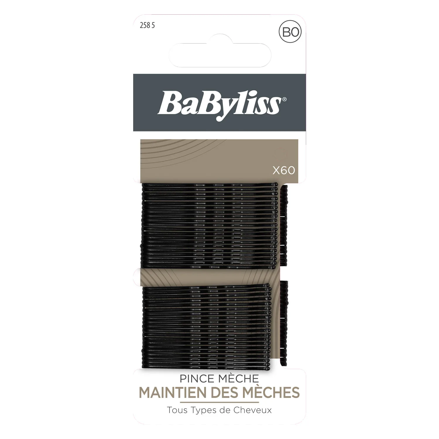 BaByliss Accessories Hairpins 60 kpl – Black