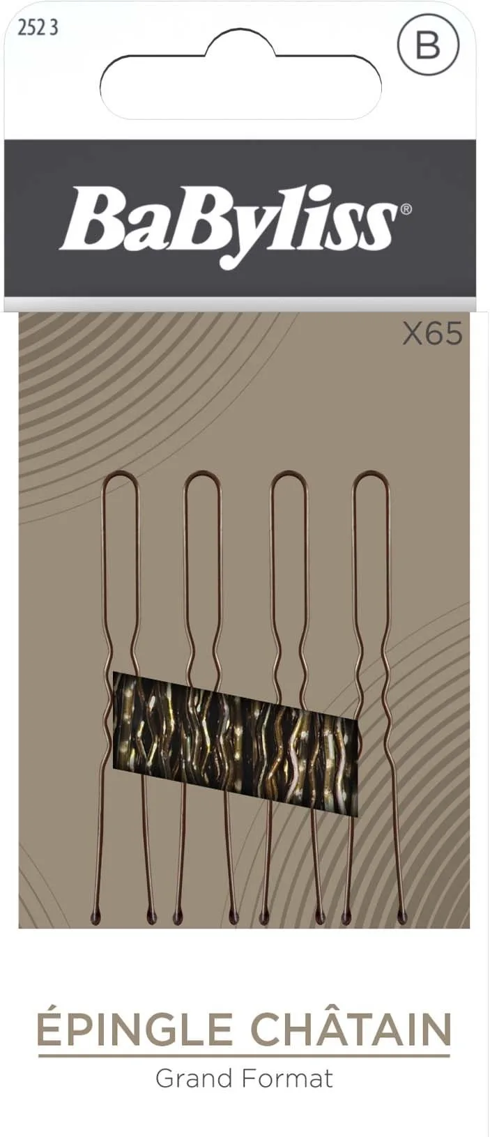 BaByliss Paris Accessories Hairpin U-shape Brown