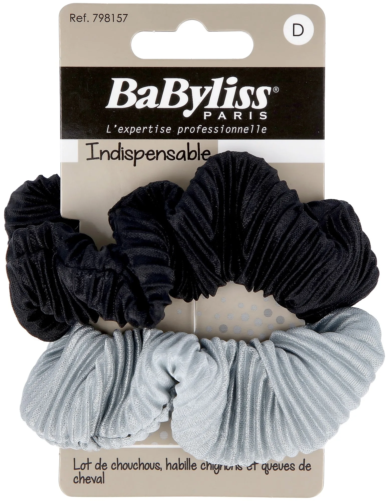 BaByliss Accessories Scrunchie Pleated 2 pieces