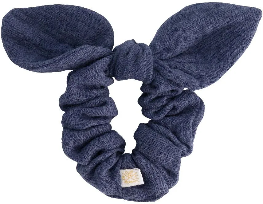 BACHCA Cotton Gauze Scrunchy With Bow