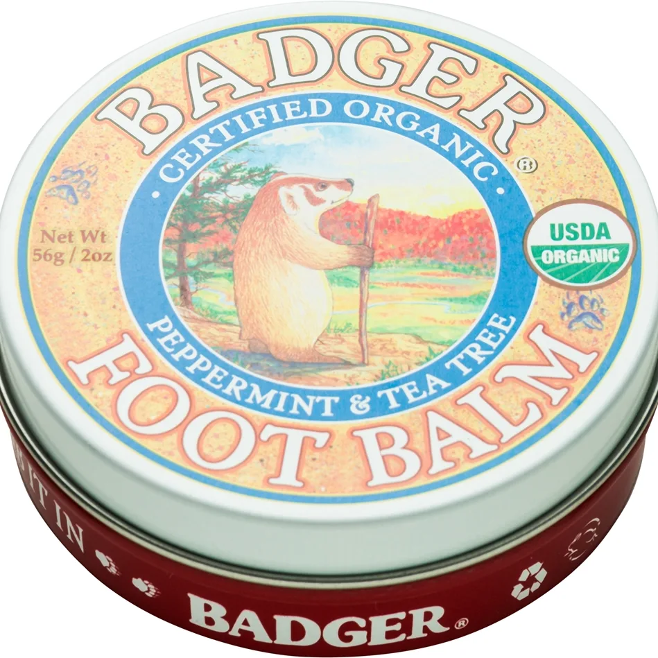 Badger Balm Dyb fugtgivende balsam til tørre, sprukne fødder 56 g
