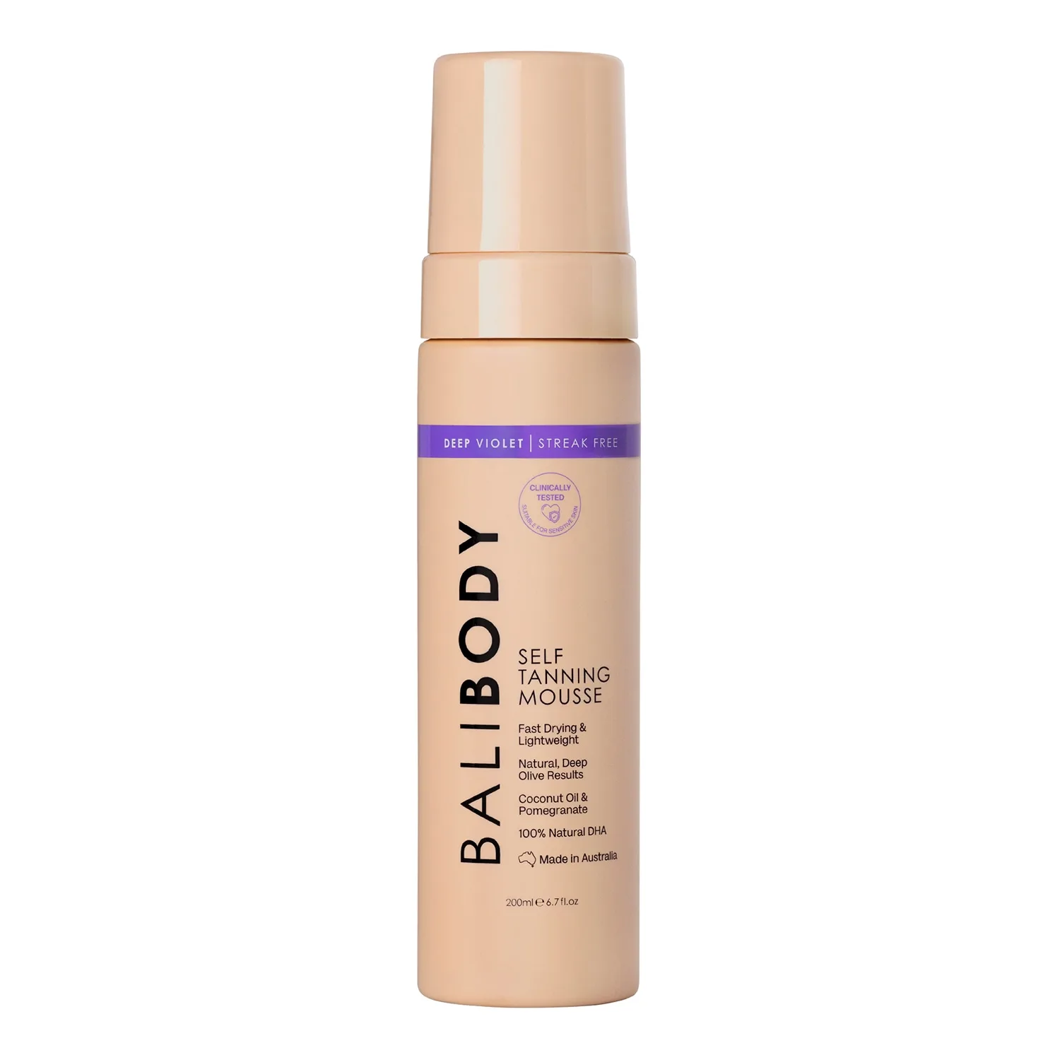 Bali Body Deep Violet Self Tanning Mousse - Nude - 200 ML