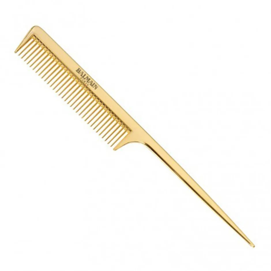 Balmain Hair Couture Golden Tail Comb Stålkam