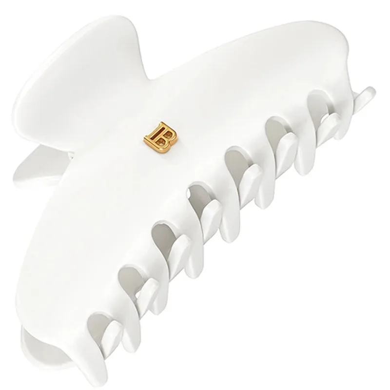 Balmain Cellulose Acetate Pince à Cheveux White