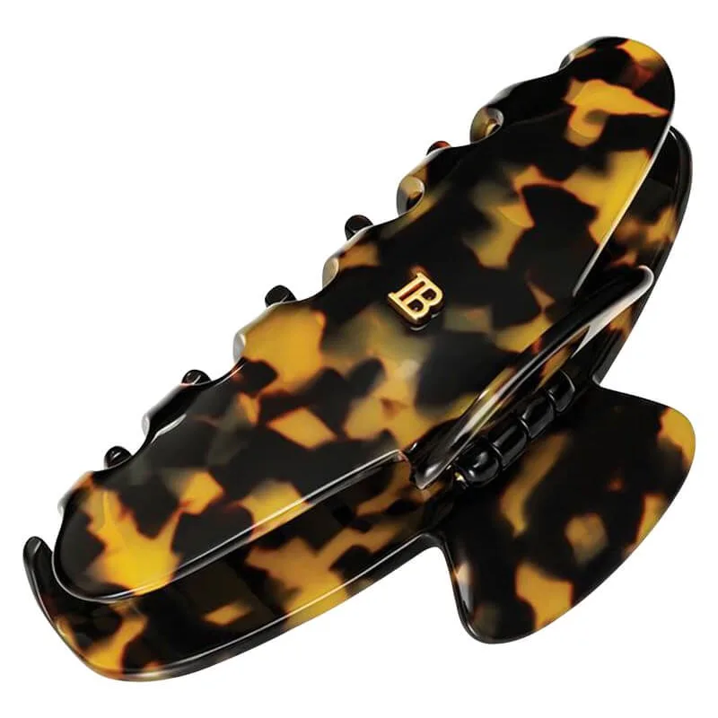 Balmain Hair Couture Cellulose Acetate Pince à cheveux Large Tortoise Shell Hårnåle