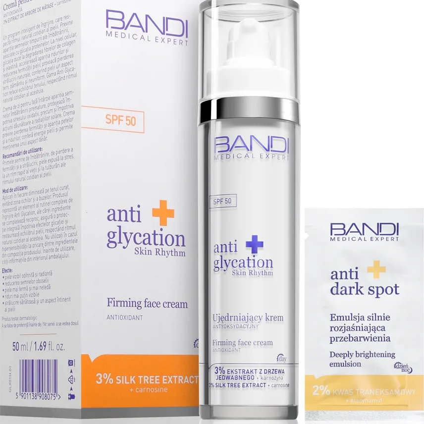 BANDI Cosmetics Anti Glycation Åtstramande kräm SPF 50 50 ml